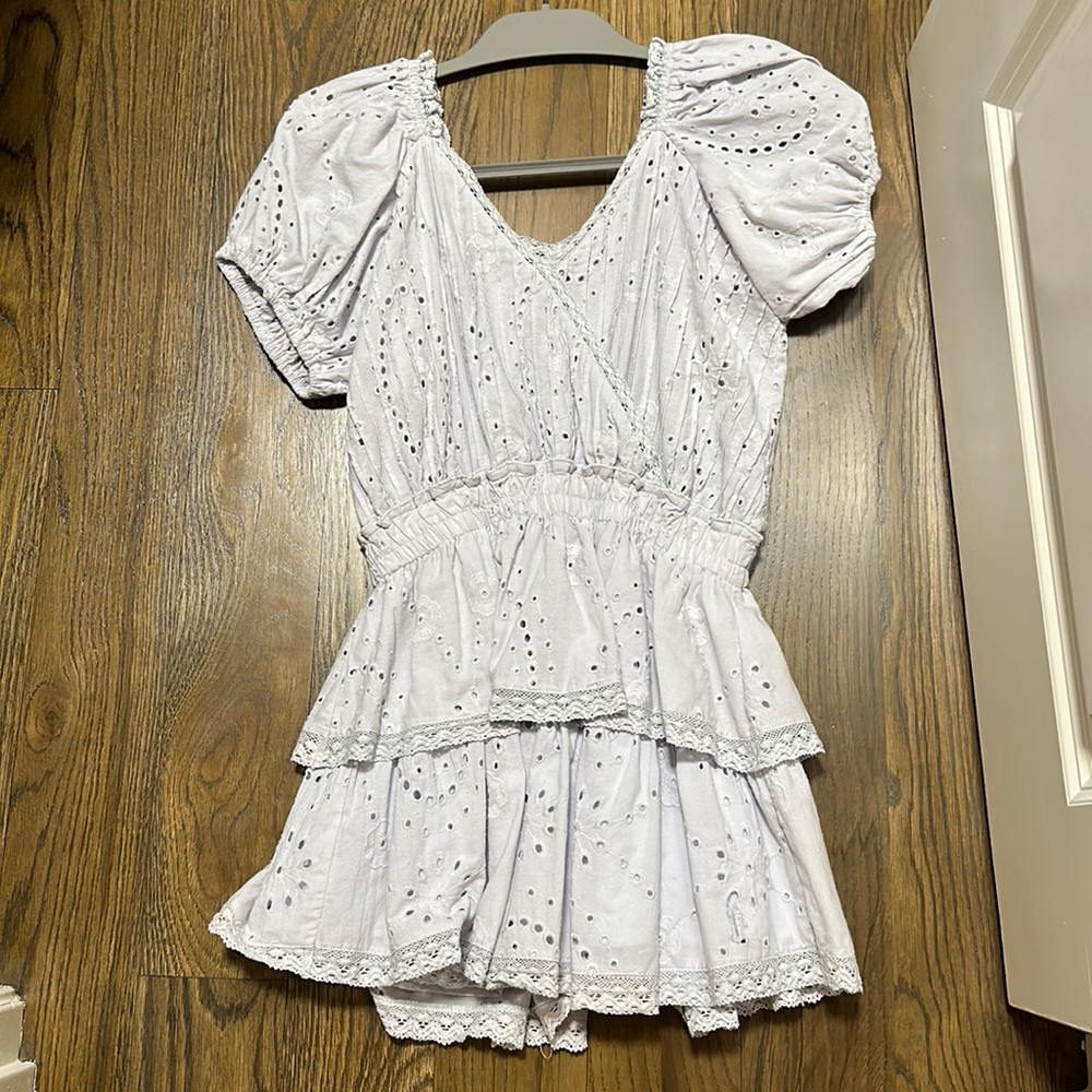 isabella’s cabinet baby blueish/purple dress. size xs/small. worn once